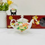  Bộ ấm chén Phú quý s2 sen mầu vàng kim BK-CE001100VN-3764 gốm sứ Bát Tràng 
