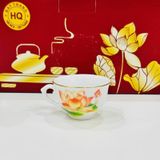  Bộ ấm chén Phú quý s2 sen mầu vàng kim BK-CE001100VN-3764 gốm sứ Bát Tràng 