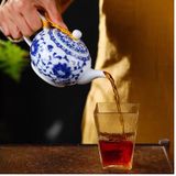  Bộ ấm chén trà gốm cao cấp BK-CE001500VN-3629 chất liệu gốm sứ Bát Tràng 