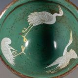  Bát cổ hạc BK-CE001500VN-3747 gốm sứ men xanh 