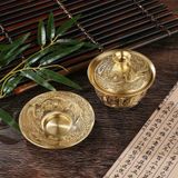  Bát trà nắp đồng trang trí BK-CE001500VN-4240 chất liệu đồng 