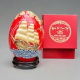  Bình trang trí trứng phong thuỷ thuận buồm Xuôi gió BK-CE001900VN-3866 chất liệu gốm sứ 