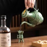 Bộ ấm chén uống rượu cổ điển BK-CE002000VN-3745 chất liệu gốm sứ 