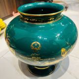  Bình gốm trang trí vẽ vàng BK-CE003900VN-4219 gốm sứ Bát Tràng 