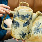  Bộ ấm chén nghệ thuật BK-CE005000VN-4199 gốm sứ Bát Tràng 