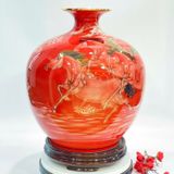  Bình hút lộc vẽ vàng mã đáo thành công BK-CE009700VN-4015 gốm sứ Bát Tràng 