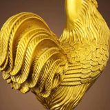  Gà Trống Đồ Trang Trí Bình Minh BK-ME006500VN-3241 Đồng nguyên chất 