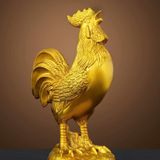  Gà Trống Đồ Trang Trí Bình Minh BK-ME006500VN-3241 Đồng nguyên chất 