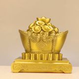  Bát đầy vàng và ngọc BK-ME008000VN-3647 chất liệu đồng 