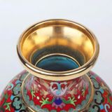  BÌNH HOA TRÁNG MEN CLOISONNÉ CAO CẤP BK-ME015000VN-4201 đồng 