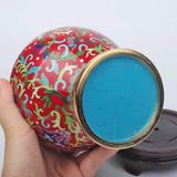  BÌNH HOA TRÁNG MEN CLOISONNÉ CAO CẤP BK-ME015000VN-4201 đồng 