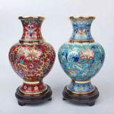  BÌNH HOA TRÁNG MEN CLOISONNÉ CAO CẤP BK-ME015000VN-4201 đồng 