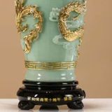  Cặp bình rồng phượng BK-ST008500VN-3631 chất liệu ngọc 