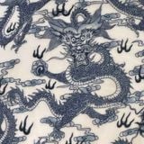  Đĩa gốm sứ trắng xanh thời nhà Thanh BKCECN-9027 