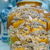  Bình gốm thạp tùng hạc trường BKCEVN-9001 