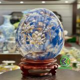  Trứng thuận buồm gốm sứ Bát Tràng cao cấp BKCEVN-9012 