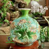  Bình hút lộc cá chép hoa sen BKCEVN-9017 