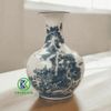 Bình gốm dáng tỏi đại sơn thuỷ BKCEVN-9020