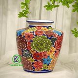  Bộ bình vẽ ngàn hoa sắc màu kín bình BKCEVN-9022 