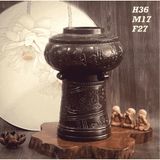  Bình trống đồng khắc nổi BKCEVN-9023 