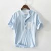 Áo sơ mi nam không cổ trẻ trung BKFACN-9083