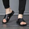Dép da nam cao cấp da thật BKFACN-9121