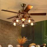  QUẠT ĐÈN CHÙM CỔ ĐIỂN BKFACN-9153 