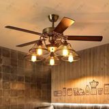  QUẠT ĐÈN CHÙM CỔ ĐIỂN BKFACN-9153 