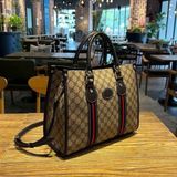  Túi xách nữ phối da cà phê BKFACN-9245 