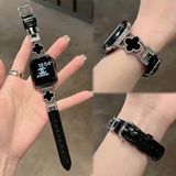  Đồng hồ dây da cỏ bốn lá khảm trai BKFACN-9257 