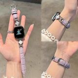  Đồng hồ dây da cỏ bốn lá khảm trai BKFACN-9257 