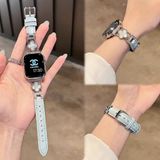  Đồng hồ dây da cỏ bốn lá khảm trai BKFACN-9257 