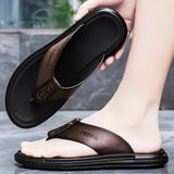  Dép xỏ ngón nam da mềm cao cấp BKFAVN-9267 