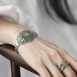 VÒNG TAY ngọc hoa điền BKJECN-9031 
