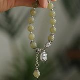 VÒNG TAY BẠC S925 NGỌC HÒA ĐIỀN  BKJECN-9032 