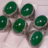  Nhẫn nam mặt ngọc lục bảo BKJECN-9126 