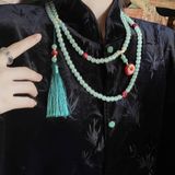  Dây chuyền chu sa kết hợp lưu tô BKJECN-9133 