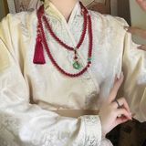  Dây chuyền chu sa kết hợp lưu tô BKJECN-9133 
