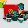  Bộ ấm chén gốm sứ Bát Tràng họa tiết Tổng Bí Thư Tô Lâm 