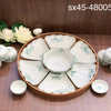 Bộ bát đĩa ăn cơm BK-CE003200VN-4154 gốm sứ Bát Tràng