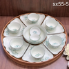 Bộ bát đĩa ăn cơm BK-CE003600VN-4155 gốm sứ Bát Tràng