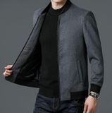  Áo khoác len nam cao cấp Màu sắc: đen/xám Chất liệu len ( Polyester 49% len 40% 