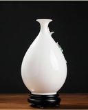  Bình trang trí hoa nở rộ Chất liệu sứ Sử dụng đồ trưng bày, quà tặng 