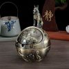 Gạt tàn cung hoàng đạo con chó Chất liệu hợp kim kẽm Sử dụng đồ trưng bày Kt 10.5*16.5 nặng 320g