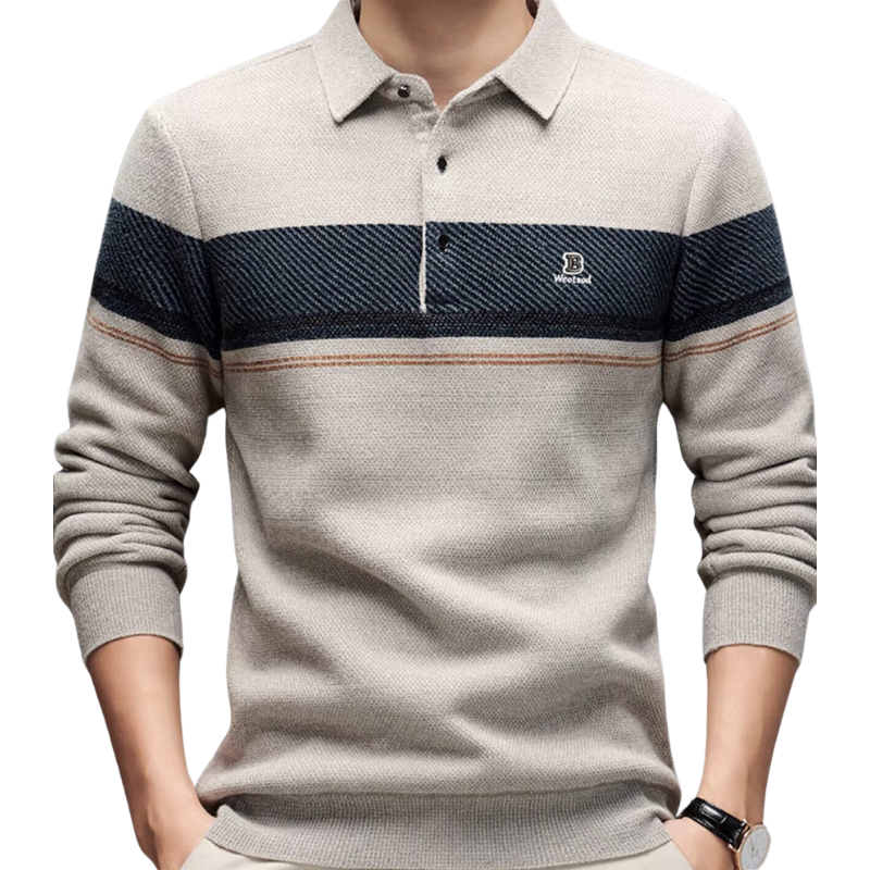  ÁO NỈ CỔ SƠ MI DOANH NHÂN CAO CẤP Chất liệu sản phẩm: sợi polyester 68,1%, sợi xenlulo tái sinh 31,9% 