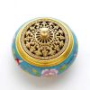 Lư hương cổ trang trí Chất liệu đồng Sử dụng đồ trưng bày Kt 10*7cm đường kính miệng 7cm nặng 807g