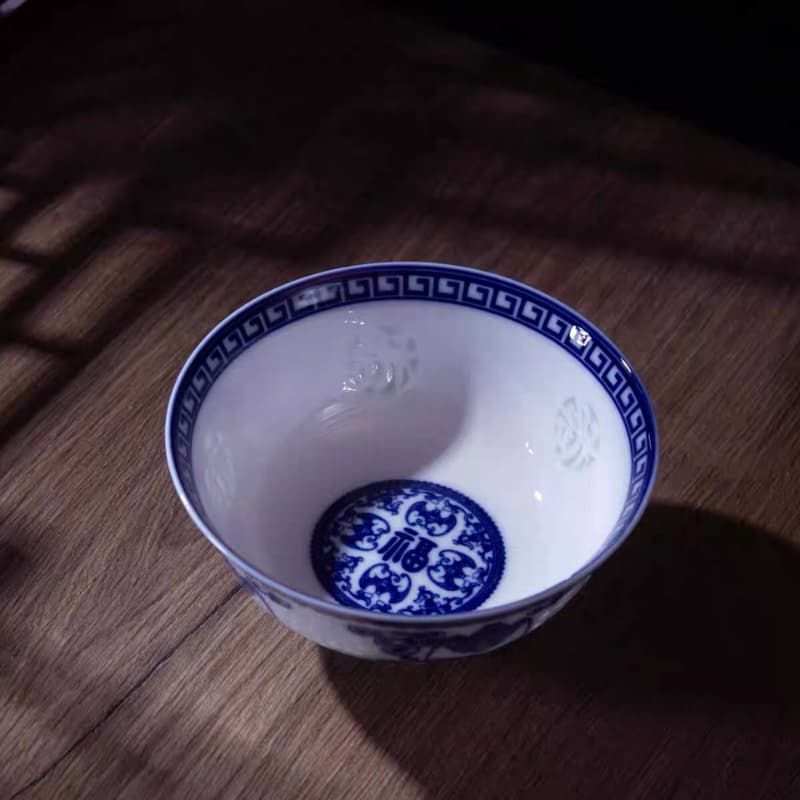  Bát cơm sứ phong cách cổ điển cao cấp BK-CE000300VN-3615 chất liệu đất sét trắng cao cấp 