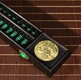  Bàn tính cổ khảm đá quý trang trí Chất liệu gỗ Sử dụng đồ trưng bày Kt 38*5.5*2.7cm nặng 588g 