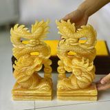  Rồng đứng ngọc hoàng long  Cao 30cm 