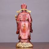  Tượng ông thần tài may mắn Chất liệu đồng Sử dụng đồ trưng bày Kt 13.5*13.5*35cm nặng 4.2kg 